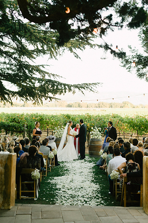 andretti winery wedding ceremony