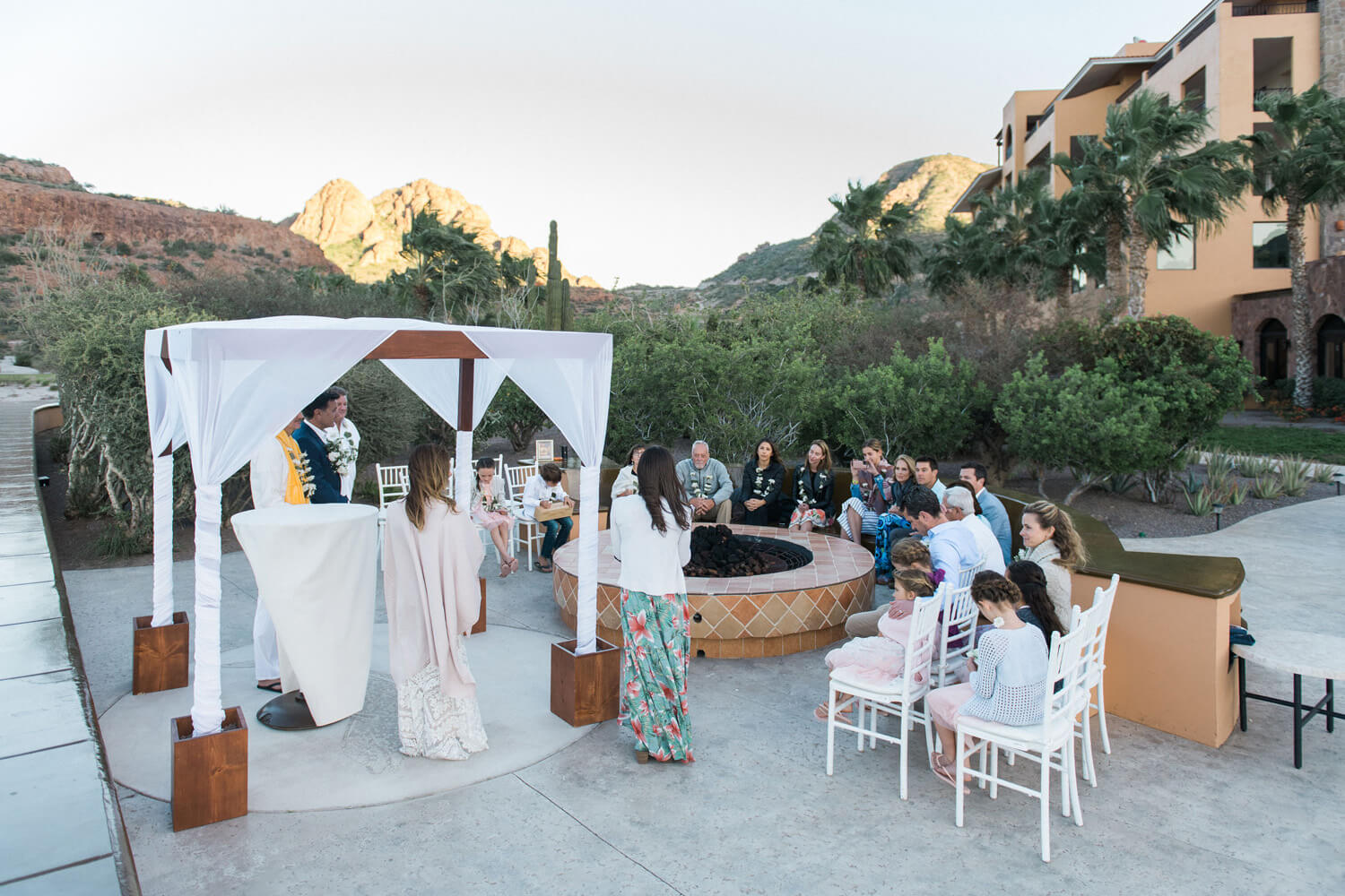 intimate wedding ceremony villa del palmar loreto