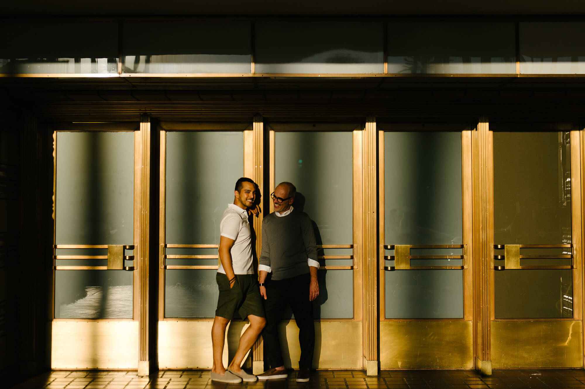 gay male couple union station engagement photos