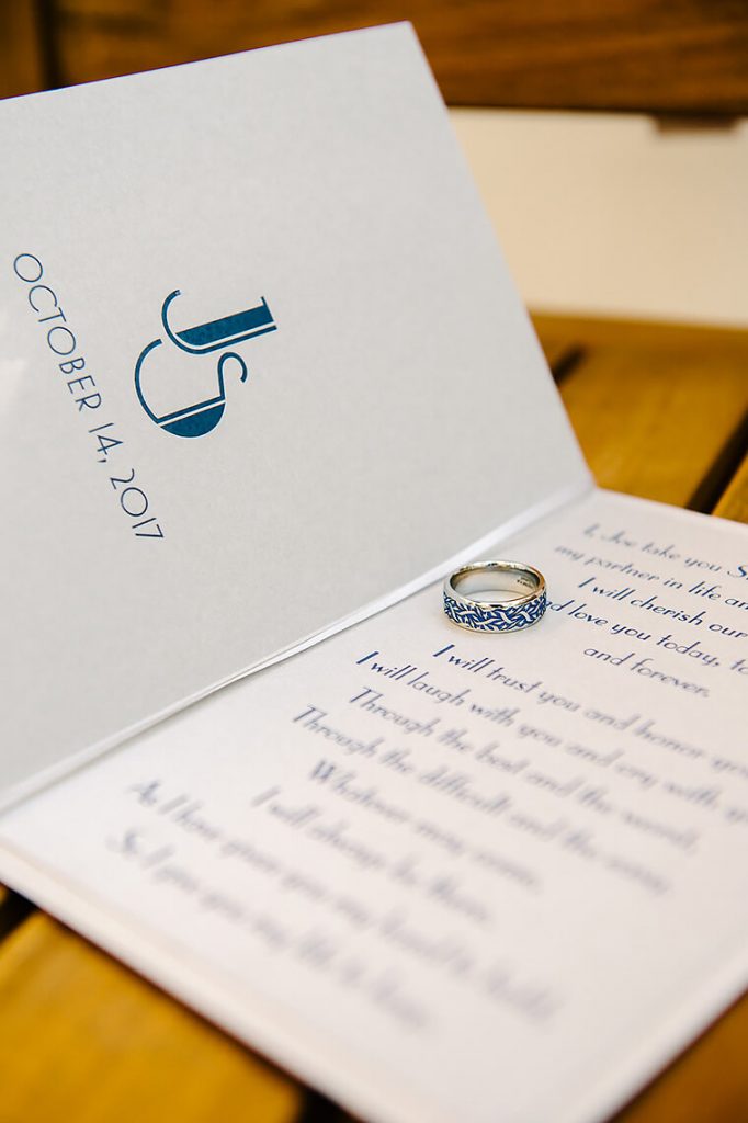rings and custom vows