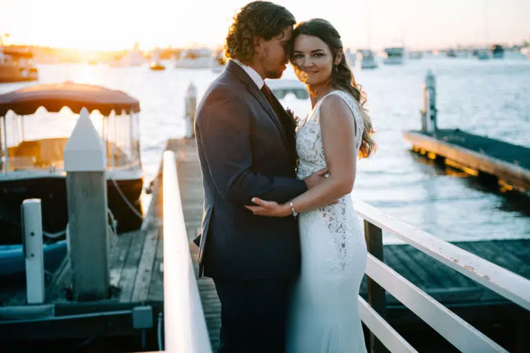 Relaxed Private Island Wedding in Newport Beach